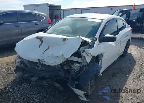 2016 Nissan Sentra S z USA, uszkodzony, nr VIN 3N1AB7AP5GY234642